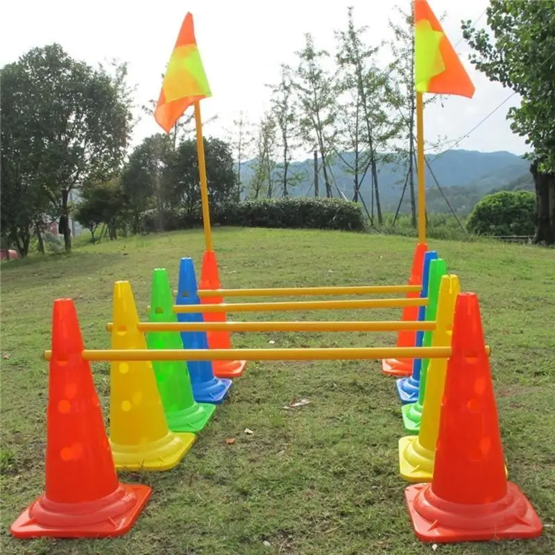 652F 2Pcs 훈련 교통 콘 스포츠 마커 콘 축구 농구 축구 콘