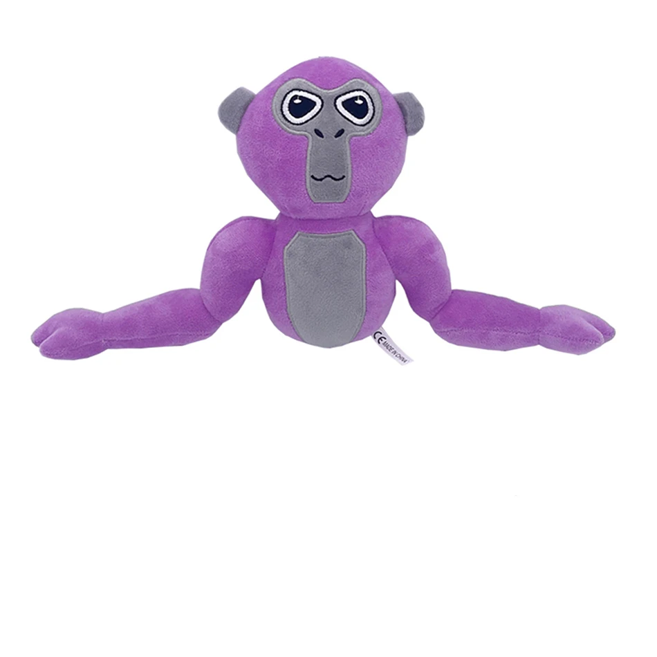 Cute 20cm Gorilla Tag Monke Plush Toy - Soft Stuffed Cartoon Anime Home Decoration Doll & Kawaii Pillow - Perfect Birthday Gift for Kids