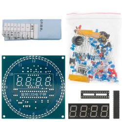 DIY Rotating LED Display Alarm Clock Kit with Digital Interface (DIY kit)