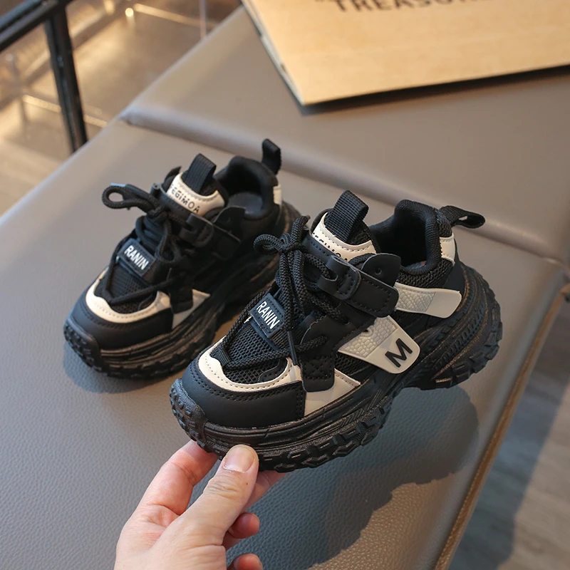 Casual Chunky Sneakers for Kids Soft Sole Autumn School Shoes