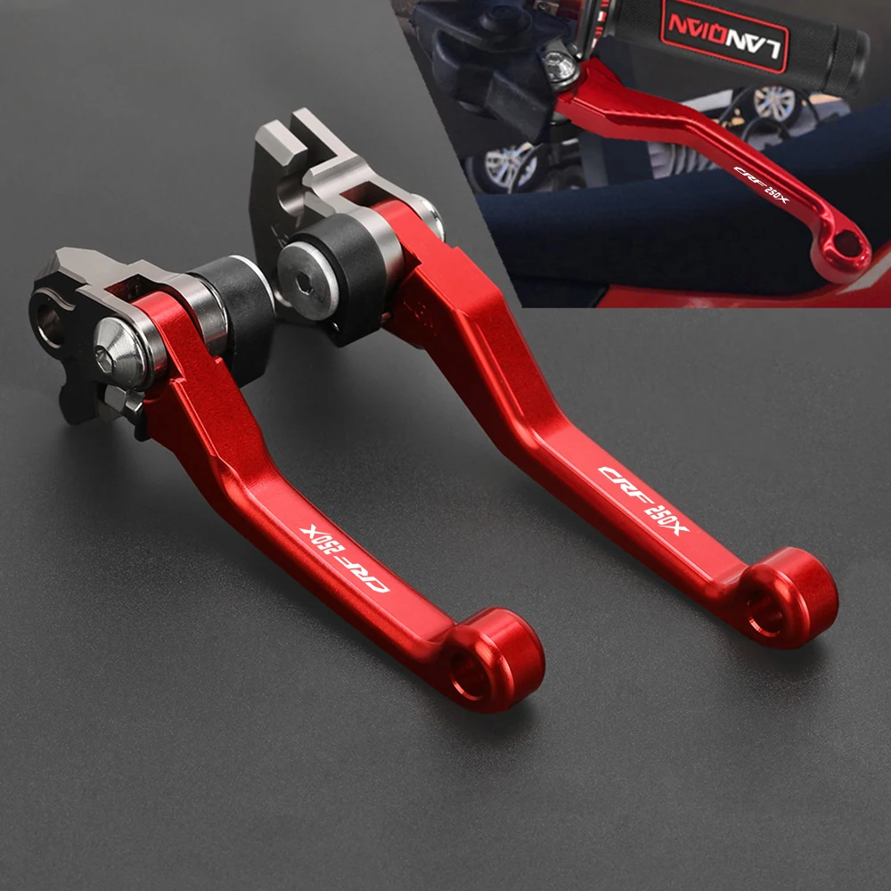 

For HONDA CRF250X CRF250 X 2004-2017 CRF 250 X 2016 2015 2014 Pivot Brake Clutch Levers Dirt Bike Handle Hand Grip Handlebar