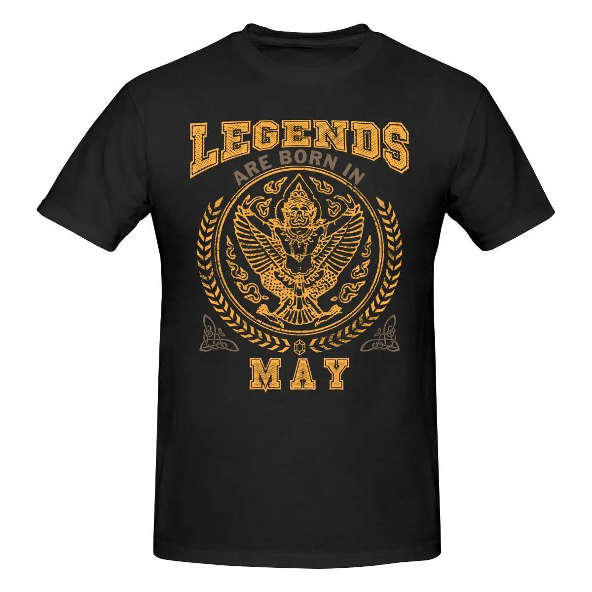 

Legends Are Born In May T Shirt O-neck Cotton Custom Short Sleeve Men Clothing