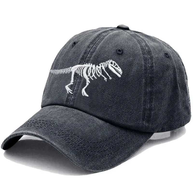 Cotton Baseball Cap for Men Women Unisex Embroidery Dinosaur Tyrannosaurus Rex Dad Hat Protection Outdoor Sports Golf Caps baseball cap baseball caps baseball hats fashion hats