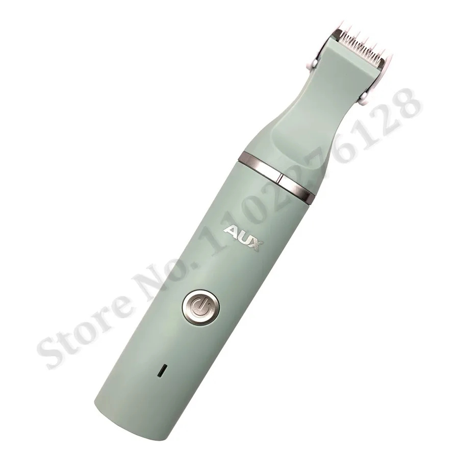 AUX C6 Cat Dog Hair Trimmer Professional Paws Nail Grinder Animal Foot Hair Cutter Remover Pet Grooming Clipper USB Rechargeable