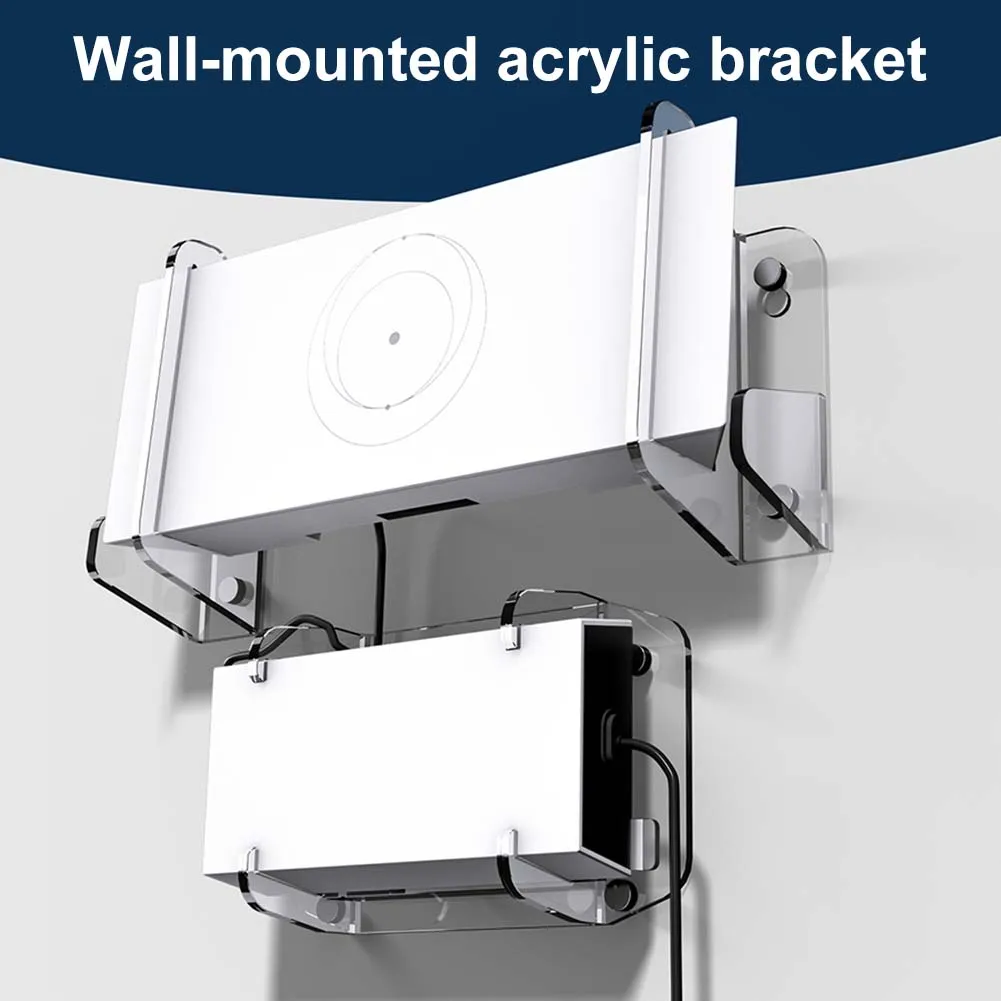 For Starlink Gen 3 Router ABS Wall Mount Holder Kit Space Saving Wall-Mounting Support For Starlink Gen3 Satellite Accessories