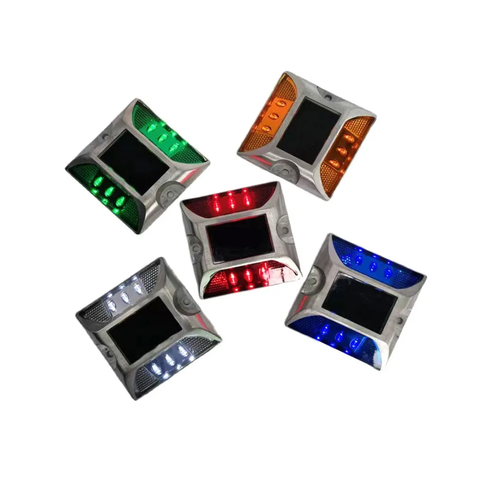 Ground Lights LED Solar Power Ground Marker Lights Waterproof Outdoor Driveway Road Highway Spike Lamp Solar Power Light