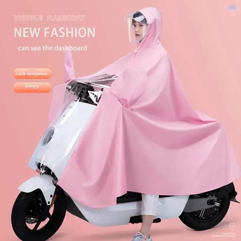 Fashion Raincoat Hiking Camping Fishing Electric Battery Car Motorcycle Long Style Full Body Rain Protection motorcycle raincoat rain poncho raincoat suit bike raincoat