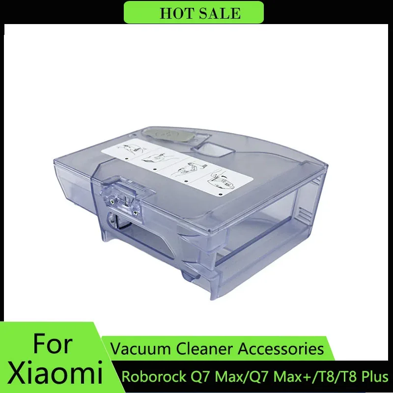 

2 In 1 Water Tank For Xiaomi Roborock Q7 Max Q7 Max+ T8/T8 Plus Vacuum Cleaner Dust Bin Box Replacement Accessroies Spare Parts