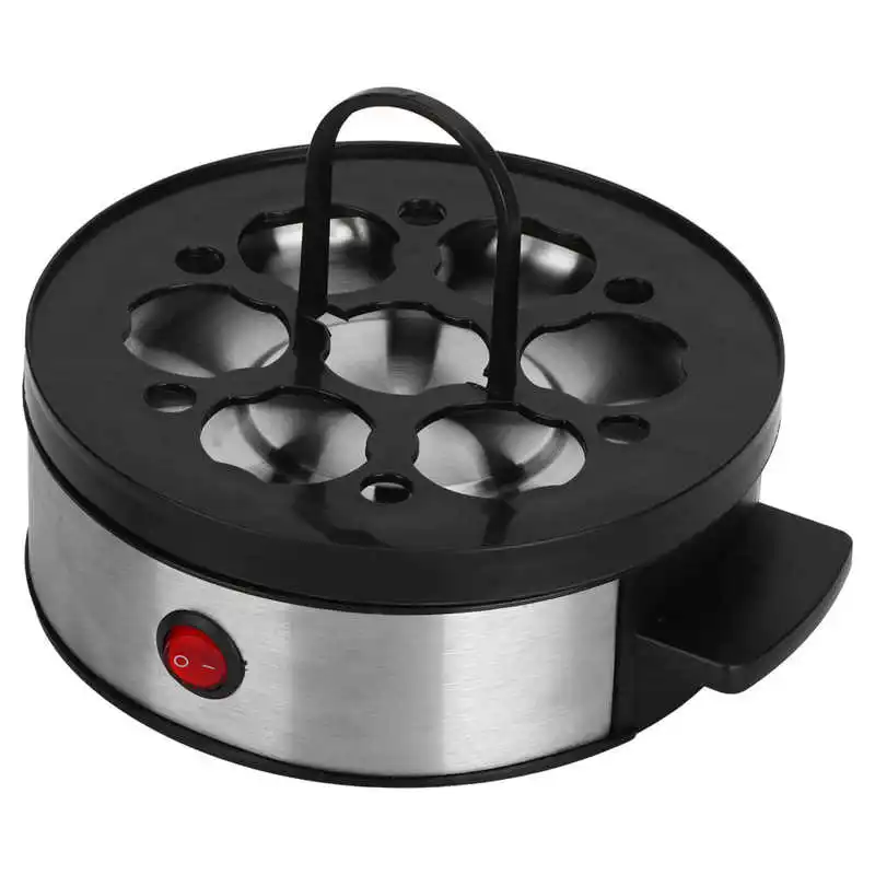 Electric Egg Steamer Cooker 7 Eggs Steamer Boiler Mini Stainless Steel Egg Cooking Machine Kitchen Home Appliance EU 220V 3