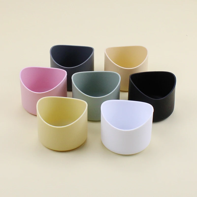 Water Bottle Sleeve 7cm Dia Anti Scalding Non-slip Silicone Bottom Boot Beverage Cup