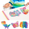 1Set Sensory Activity Board, Duble Sided Design Busy Board for Fine Motor Skill, Silicone Fidget Toy Adults for Travel 1