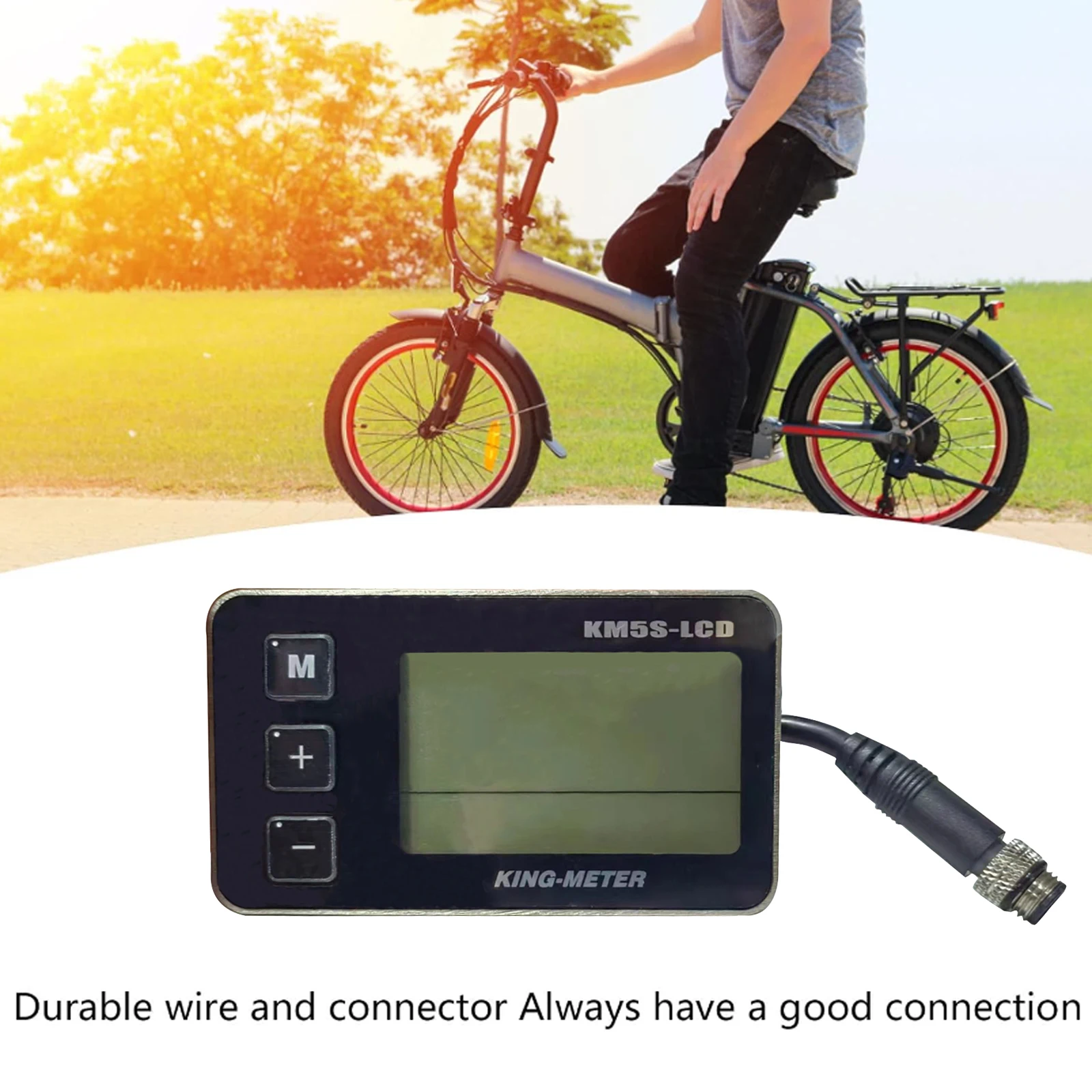KING-METER KM5S-LCD Display(customized) Electric Bike Monitor e-Bike Speeder Replacement Parts Panel Bafang LED TFT Kit