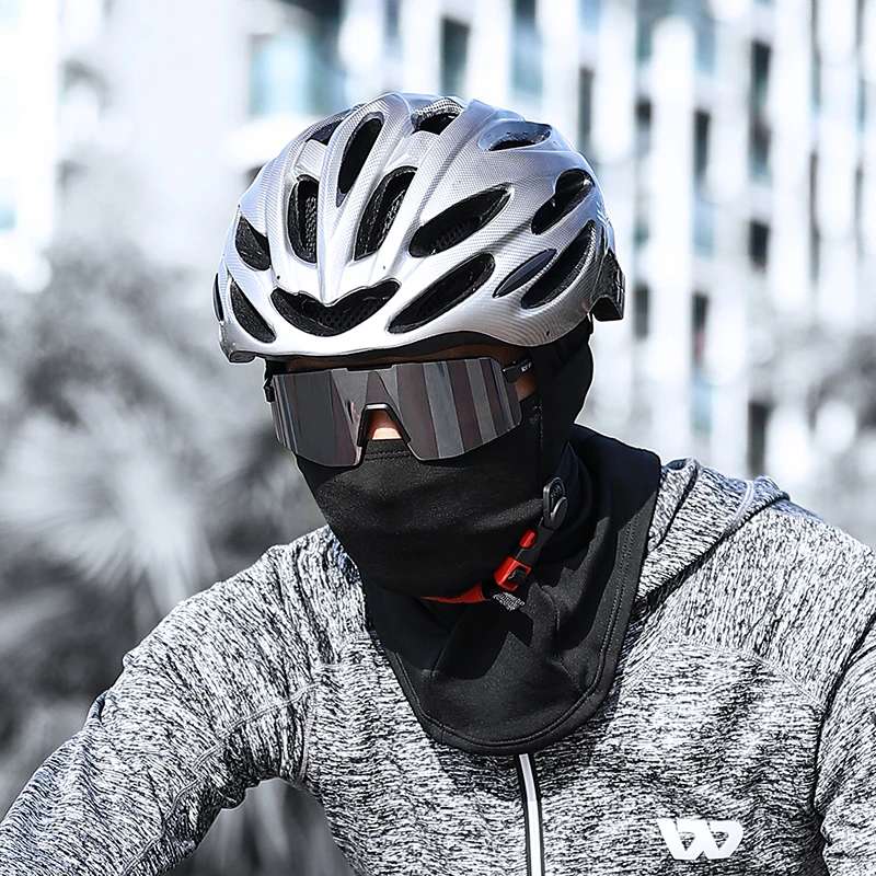 WEST BIKING Cycling Cap Winter Warm Running Scarf Balaclava Velvet Bike Full Face Cover Headwear Climbing Fishing Skating Cap