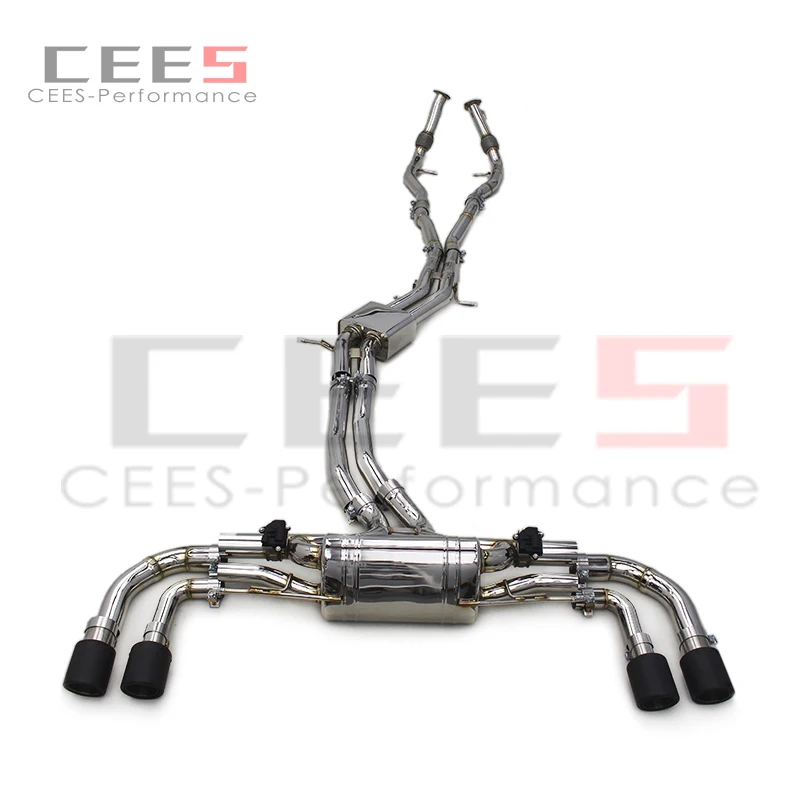 

CEES Catback Exhaust System for PORSCHE Cayenne 4.8 2010-2016 Tuning Performance Racing Titanium Escape Exhaust Pipe Muffler