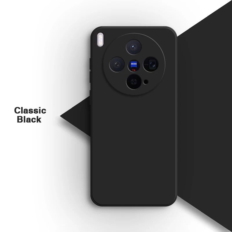 Premium Liquid Silicone Phone Case with Camera Protection - Soft, Fashionable Luxury Back Cover