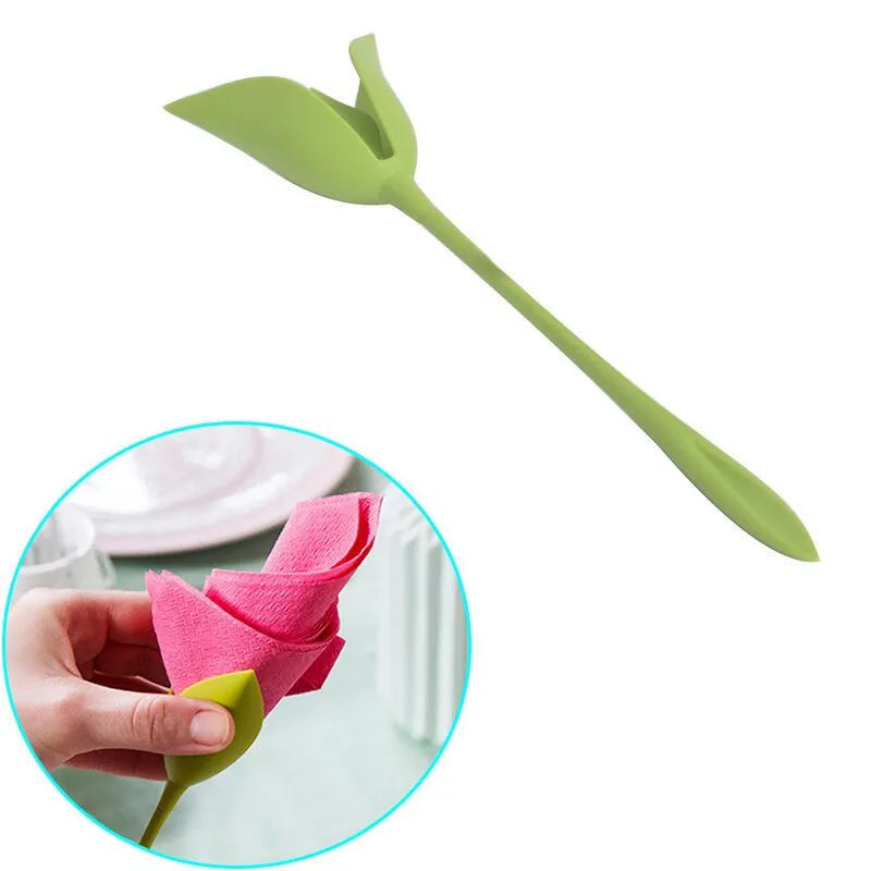 Towel And Napkin Holder 16 Pcs Household Paper Towel Holder Roll Flower Serviette Decoration