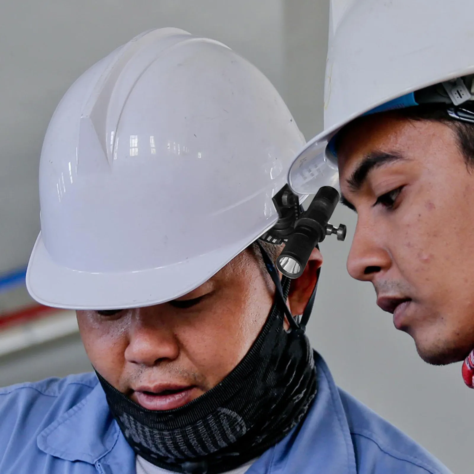 플라스틱 안전모 라이트 클립 편리한 손전등 홀더 브래킷 클립 액세서리용 안전모 라이트 마운트