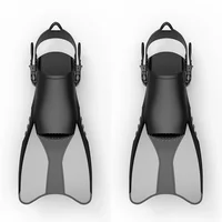 Adjustable Lace-up Frog Shoes Freestyle Diving Snorkeling Training Swim Equipment Adult Flippers Swimming Shoes 1