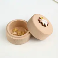 Wood Tooth Box Organizer Milk Teeth Storage Box Children Tooth Collection Box Lost Tooth Keepsake Storage Saver Container Boxes 2