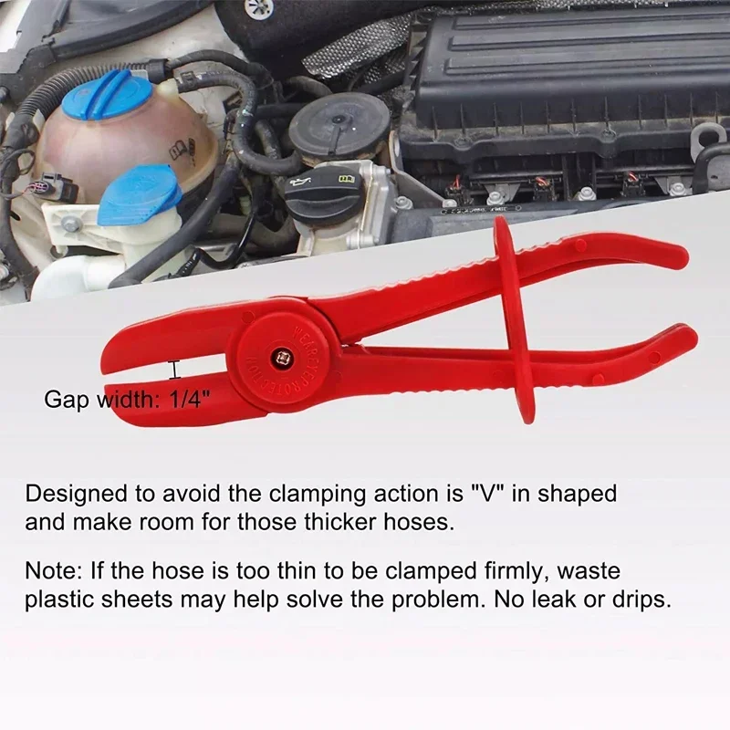 3Pcs Hose Tube Clamp Pliers Tool Brake Fuel Water Line Clamp Pliers for Car Repair Hose Clamp Removal Hand Tool