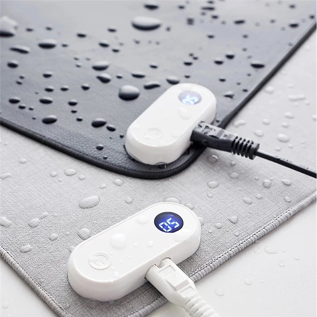 Elektromos Fűtő Egér Betét Állítható Hőmérséklet Melegítő Iroda Számítógép Asztali Intelligens Hőszőnyeg - Image 3