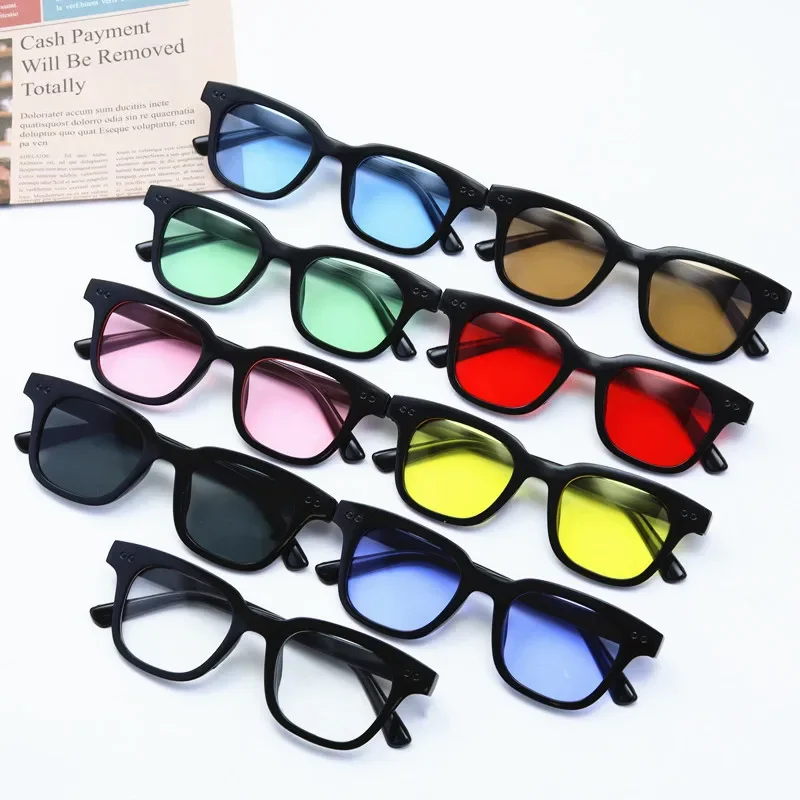 

New Small Framed Sunglasses Ocean Piece Sunglasses High Appearance Level Sunscreen Shioharajuku Glasses For Men and Women