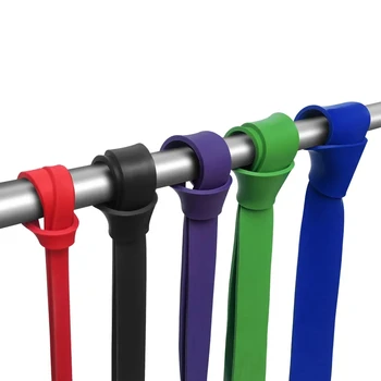 Fascia di resistenza Cintura elastica sportiva in lattice resistente Fasce di assistenza per trazioni per pilates Allenamento Fitness Forma Corpo Palestra di casa 1