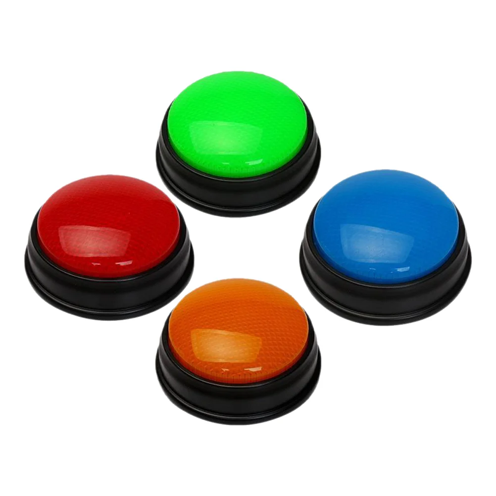 4pcs Buzzers for Gaming Show Answer Buzzers for Classroom Party Clock velvet elegant christmas dress women party dress club dress 2018 f0488 green clock style stage wear