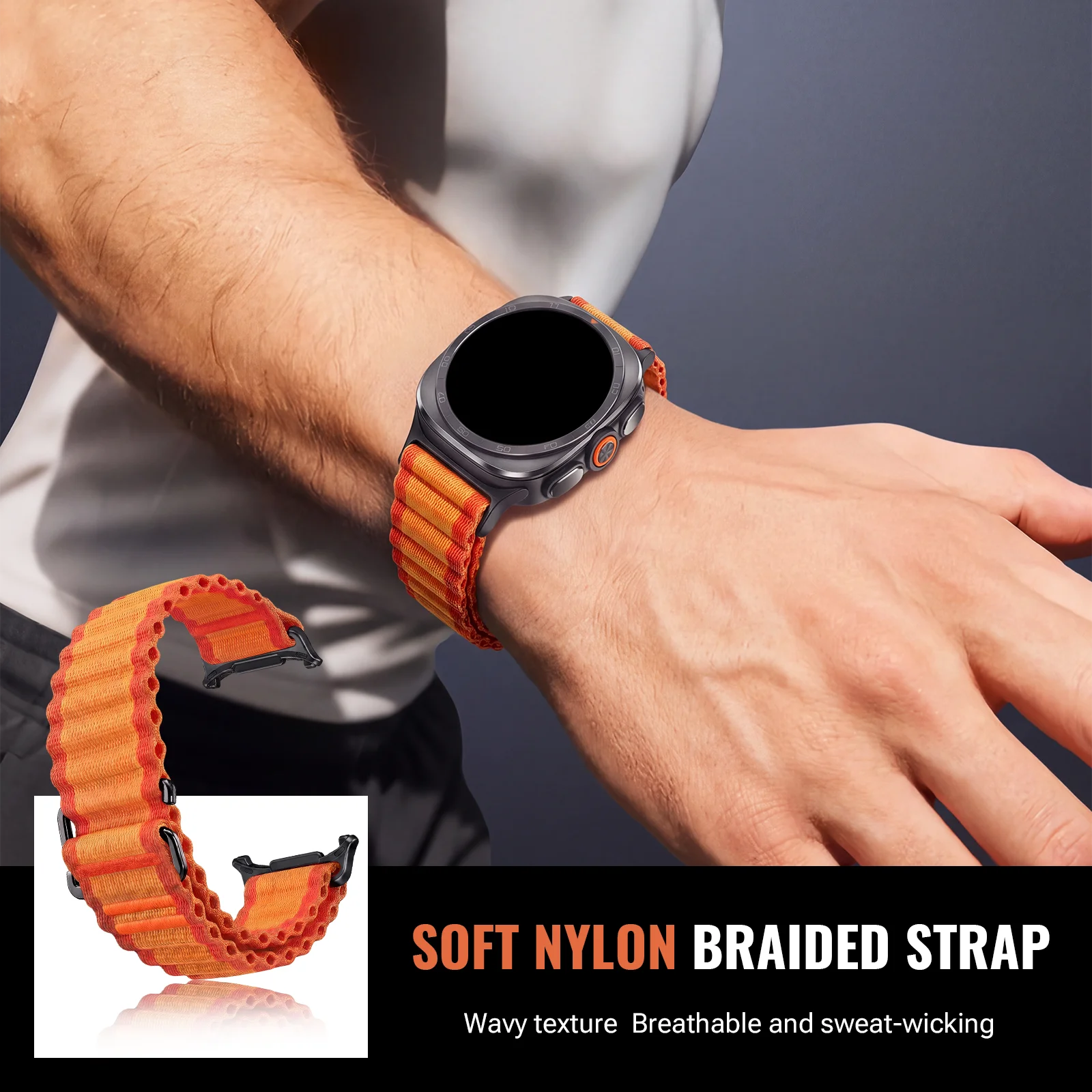 Trail Band Nylon Loop Strap - Premium Smartwatch Accessory
