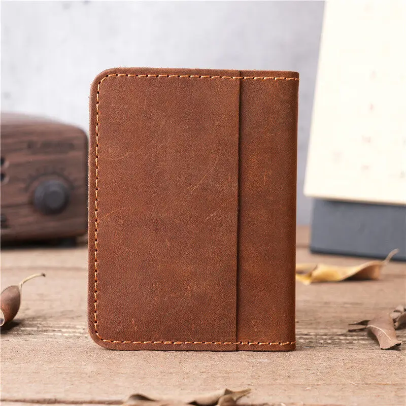 Retro Credit Card Holder, Mens Wallet, Handmade Short Ultra Thin Slim Drivers License ID Card Cases, Multiple Slots, wallet card holder, card holder, credit card holder, card wallet, id card case