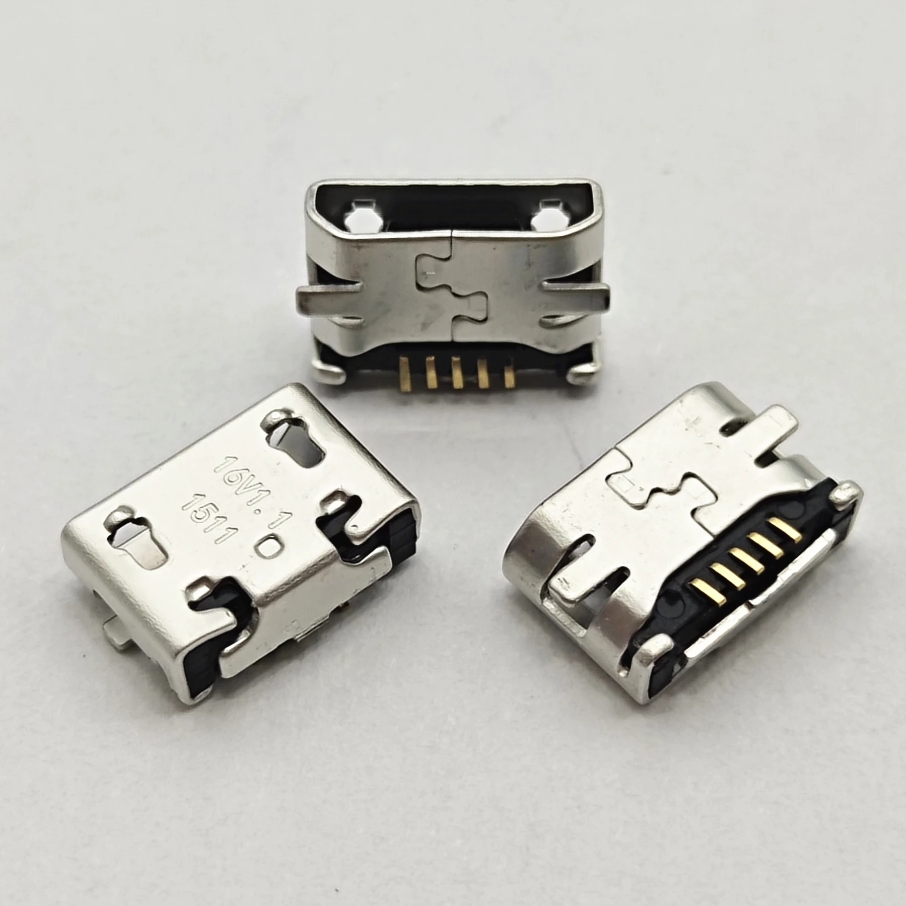 10-100pcs Micro USB 5pin SMD Connector Charging Port Socket Repair Parts For NOKIA N215 N225 N207 208 N220 230 Universal