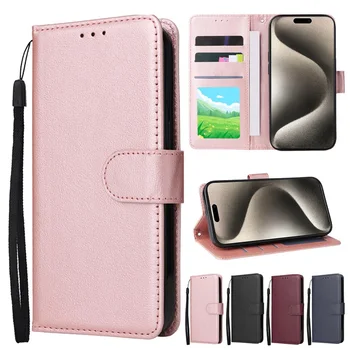 Portafoglio magnetico Slot per scheda Cornice per foto Cavalletto Custodia in pelle Flip per iPhone 15 Pro Max 14 Plus 13 12 11 XS XR SE 2022 8 7 Cover 1