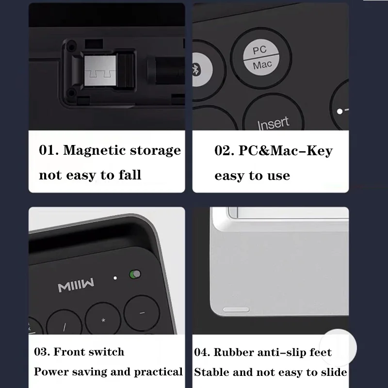 MIIIW 102 Keys Mechanical Keyboard Gaming Computer Bluetooth Xiaomi