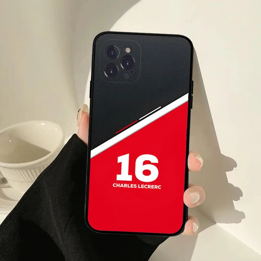 thumbnail image 1 of Funda de teléfono Charles Leclerc 16 F1 para IPhone 15 14 13 12 Mini 11 Pro XS Max X XR SE 6 7 8 Plus, funda de silicona suave, 1 of 5