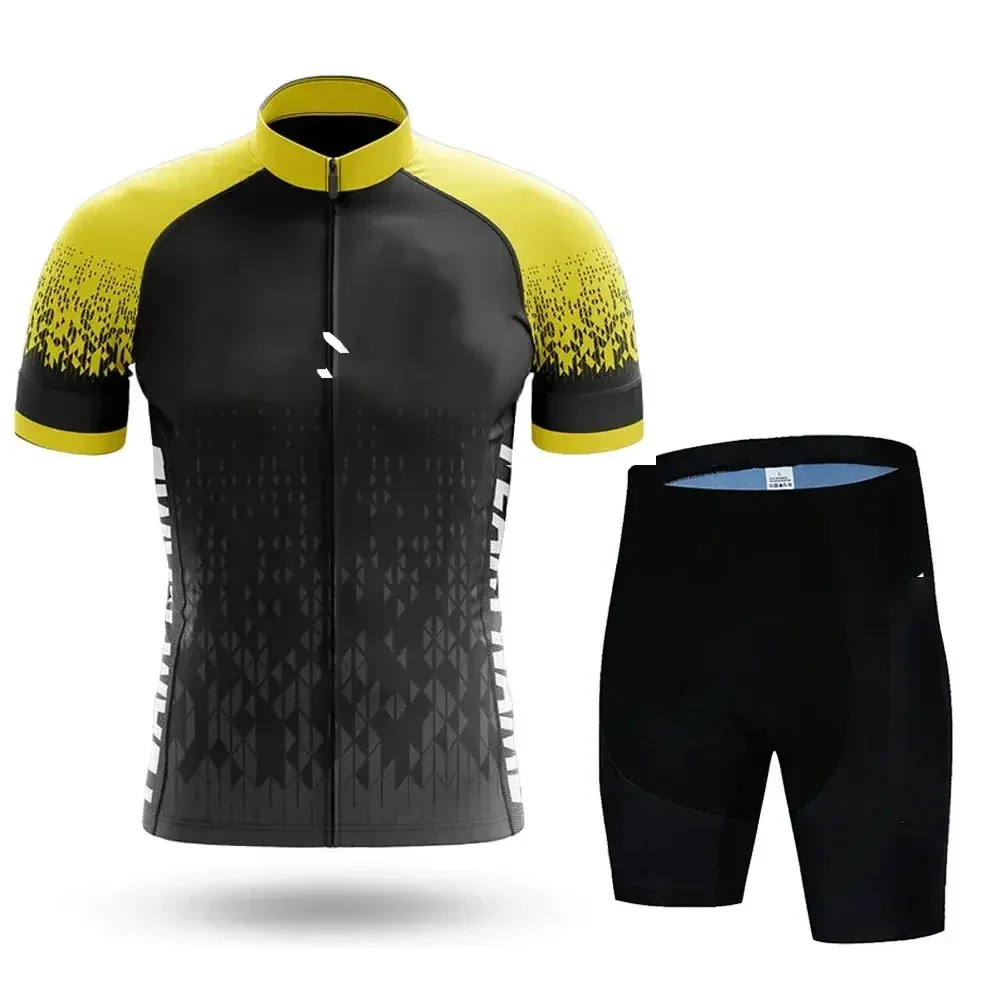 Cycling Jersey Set Men's Cycling Set Summer Outdoor Sport Bicycle Wear Clothing Breathable Bike Clothes MTB