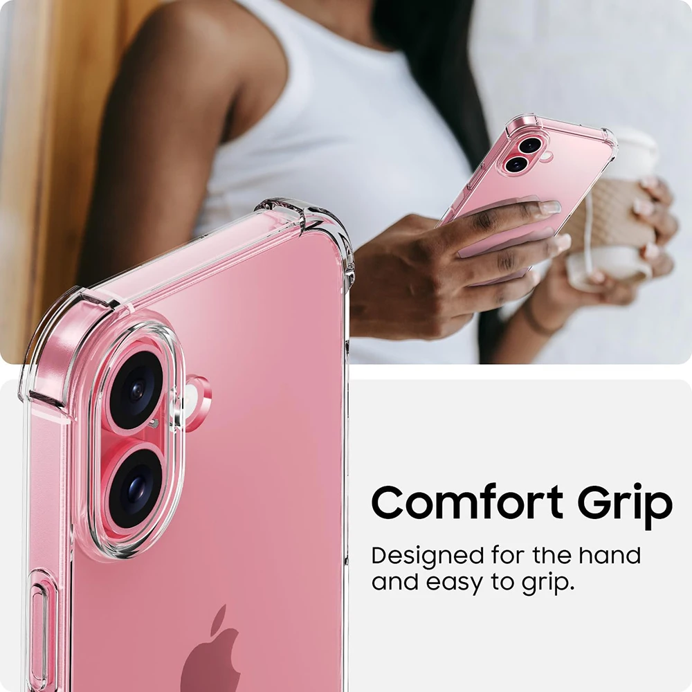 Shockproof Silicone Soft Case - Ultra Thin Clear Back Cover & Slim Shell