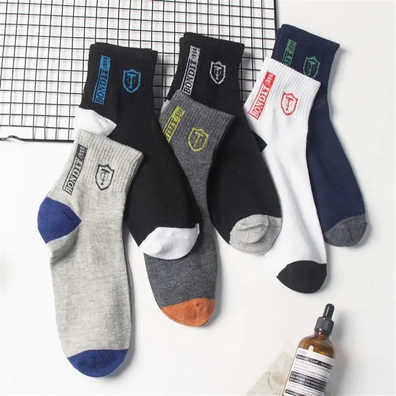 5/10 Paar Bambus-Socken für Herren, Schweißabsorbierend, Deodorant-Faser, Sportsocken, Atmungsaktiv, Einfarbig, Marken-Business-Socken – Detail 9