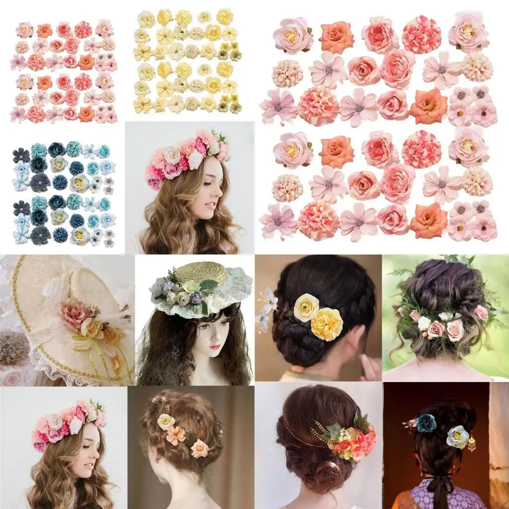 Collezione fiori seta E8bd per arrangiamenti fai -da -te Bridals Discia Event Decoration