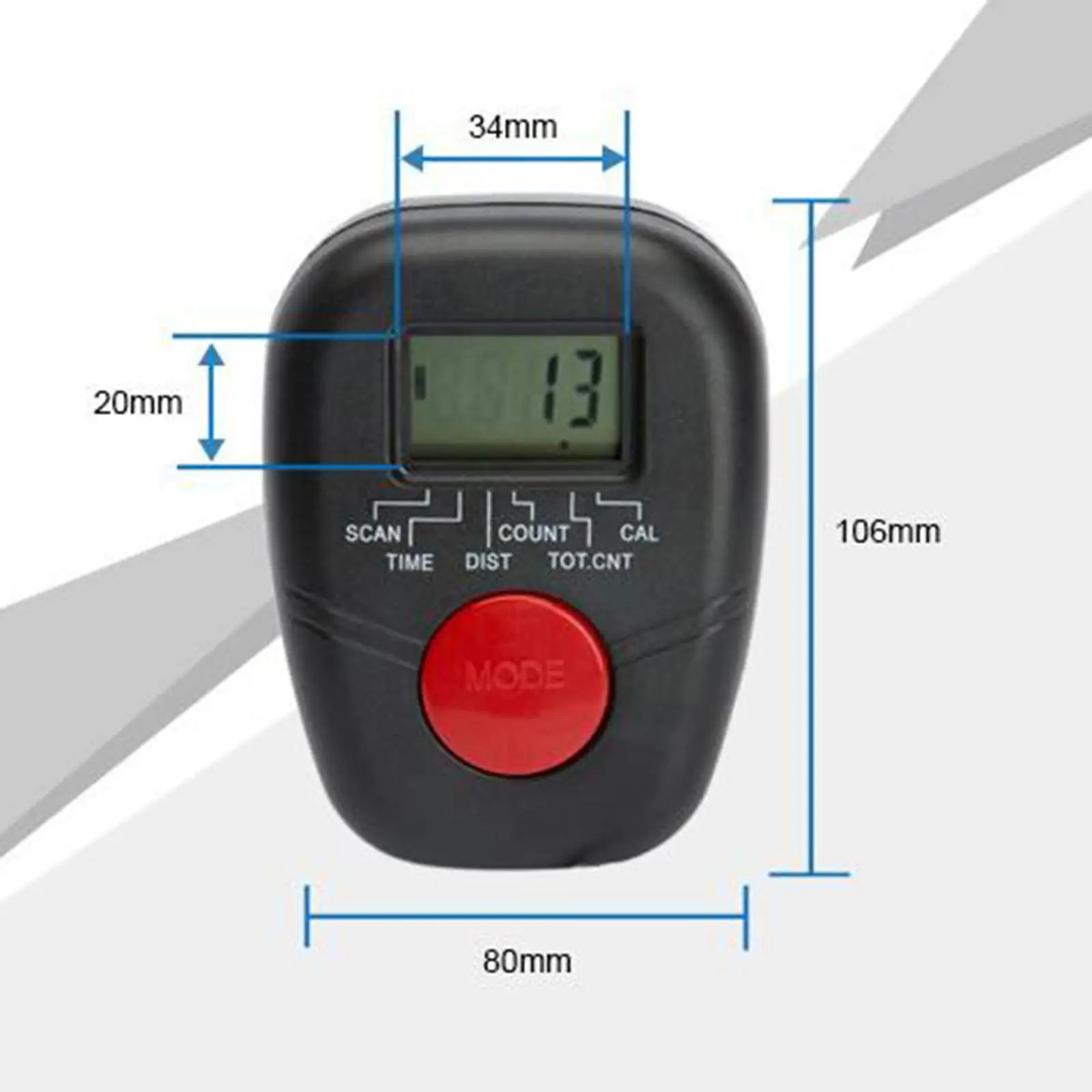 

Monitor Speedometer LCD Display for Horse Riding Machine Belly Machine Count Waist Shaping Machine Rowing Machine Counter