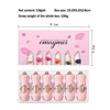 6Pcs/Box Crystal Clear Flower Jelly Lip Balm Kits Set Temperature Color Changing Lipstick Moisturizer Vitamin E Beauty Health 4