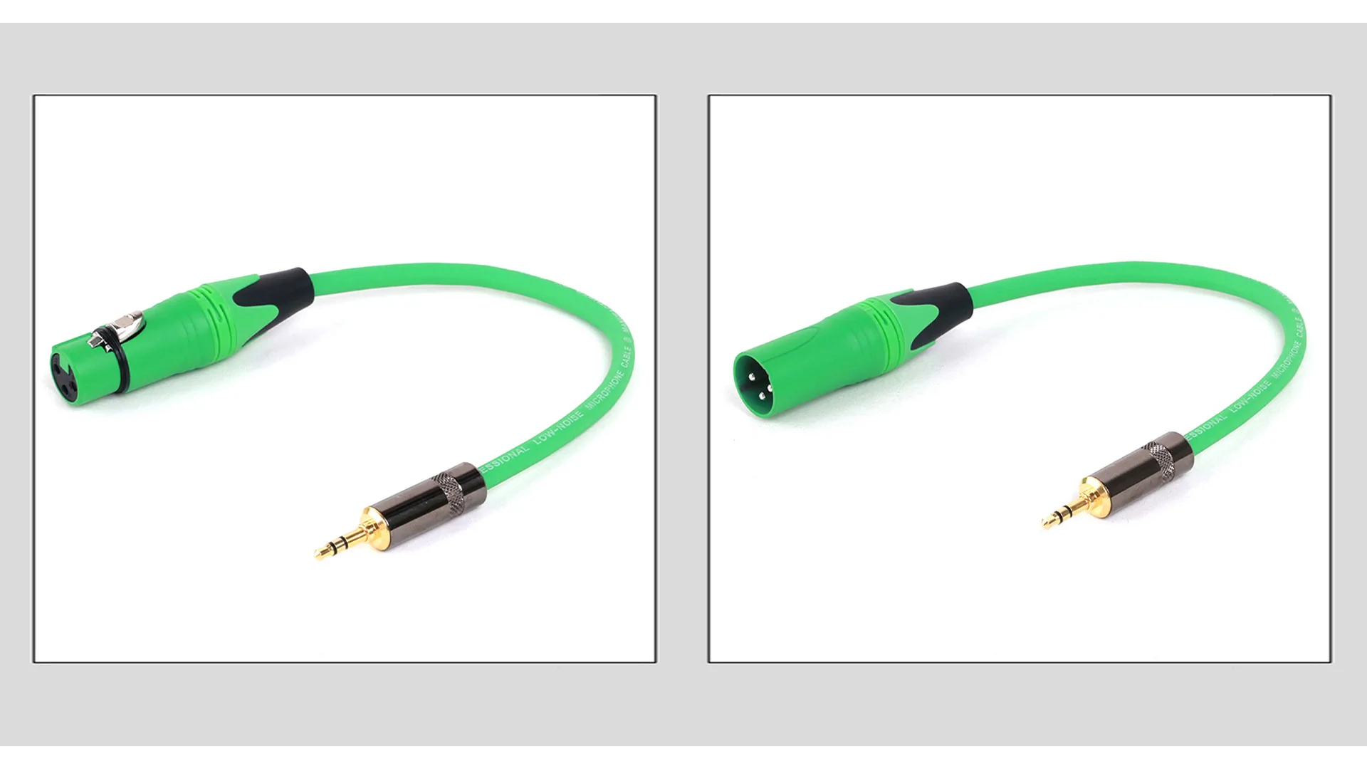 3 5mm (1/8) Stereo-Stecker auf XLR-Kabel Buchse zu Stecker Profession elles Audio-Kabel Mikrofon Lautsprecher Sound konsolen Verstärker – Detail 4