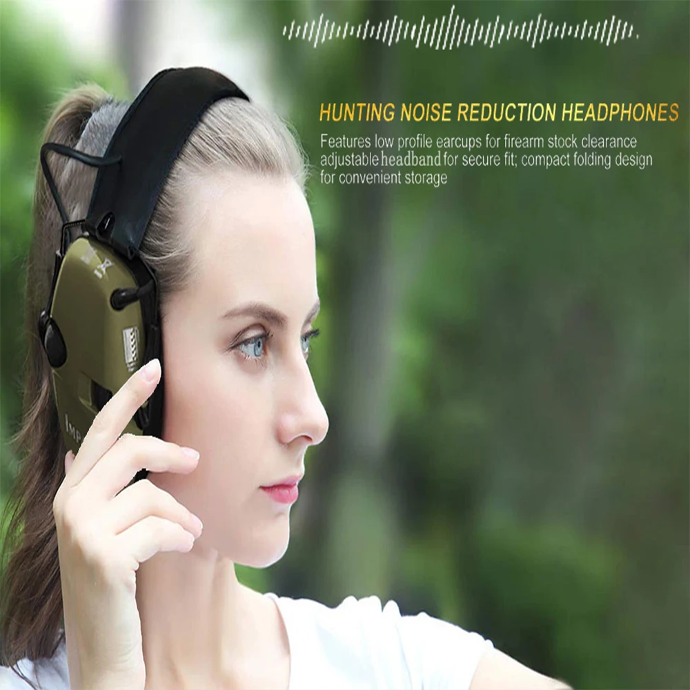 Howard Leight R-01526 Impact Sport Electronic Earmuff Shooting Protective Headset Foldable 6