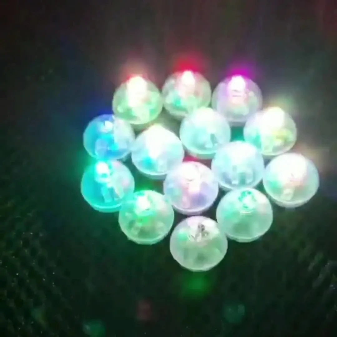 LED Balloon Light Tiny Mini Round Ball Lamp for Bar Lantern Christmas Wedding Party Decorations 30Pcs
