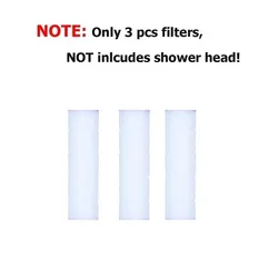 High Pressure Multi-Function Shower Head with Water-Saving Stop Function and Built-In Filter (3 pcs Filters)