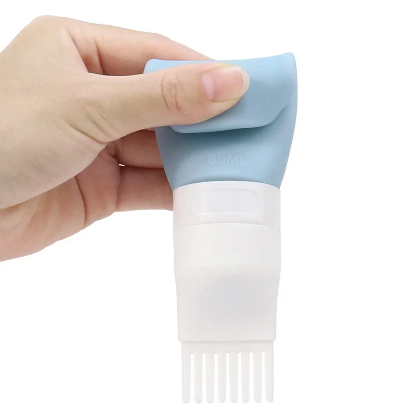 hair oil applicator bottle,hair dye applicator bottle,hair dyeing bottle,hair dye bottle 38/60/80ml Empty Hair Coloring Dispensing Applicator Bottles