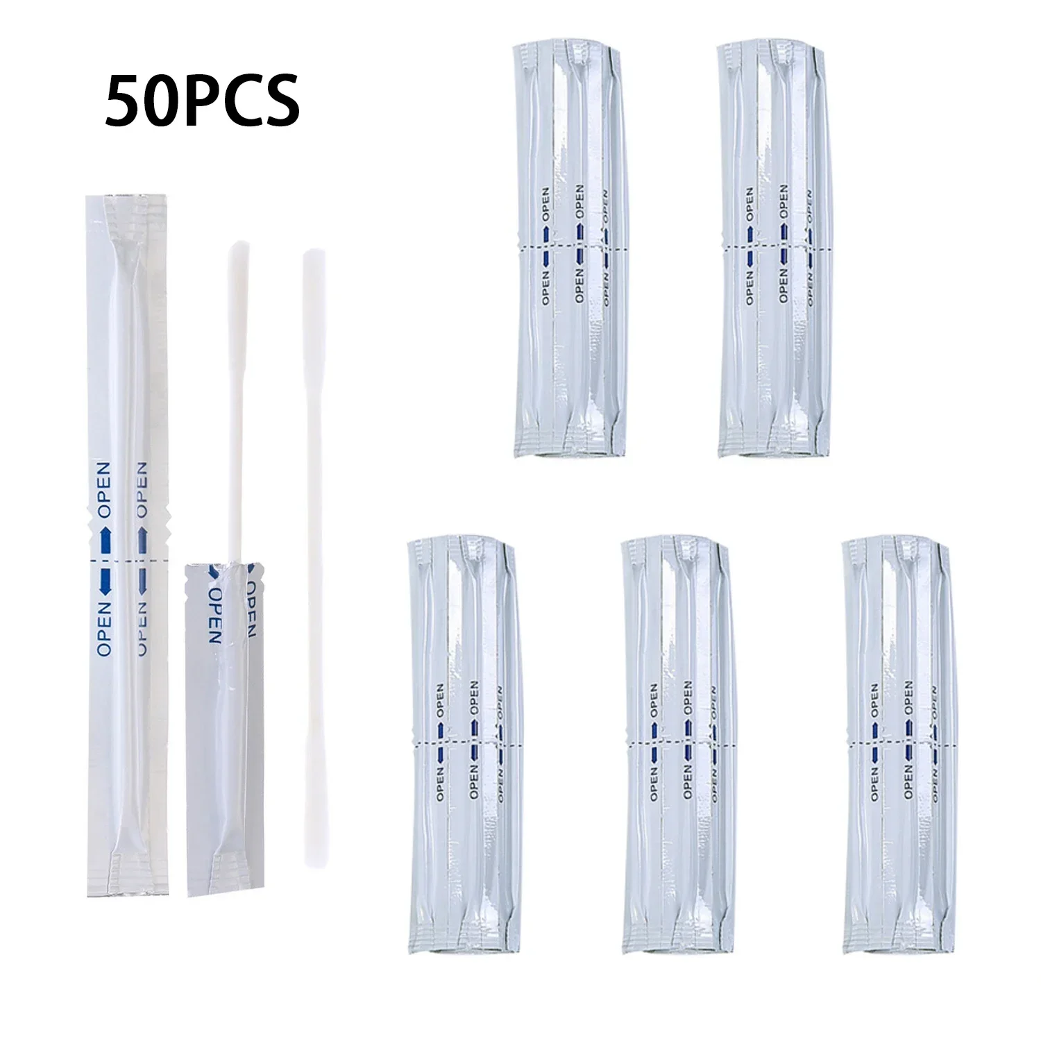 50개/세트 물티슈 알코올 면봉 이중 헤드 클리닝 스틱 IQOS 3 duo 3 2.4 PLUS 도매