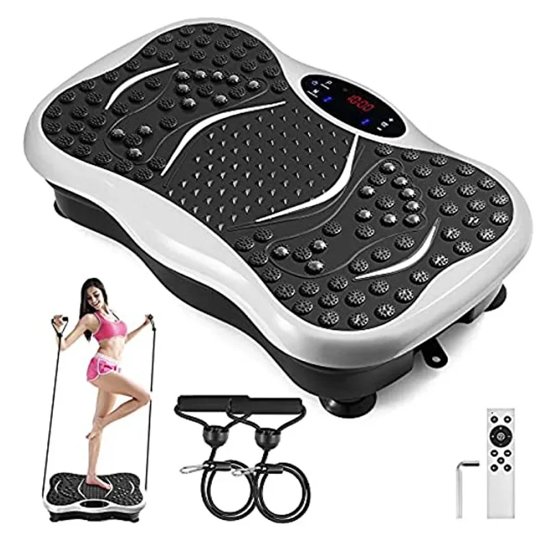 New Household Mini Mini Fat Rejection Machine Lazy Vibration Sports Reformer Load 120kg Bluetooth Function: 20-30 Meters