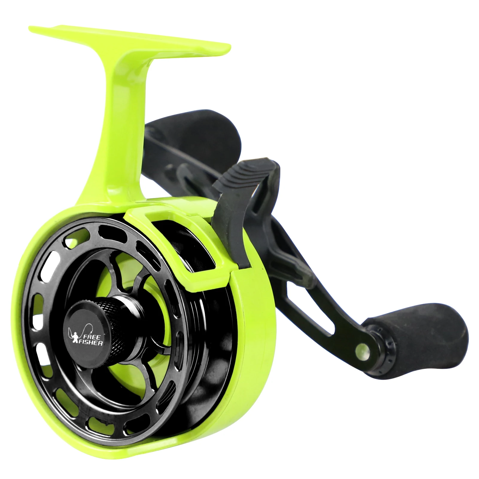 FREE FISHER Ice Fishing Reel Metal High Speed 3.2:1 Ultra