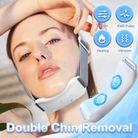 Double Chin Remover Vibration Chin-Up V Face Massager Ems Facial Lifter Beauty Device V-Line Up Face Lift Shaper Belt 1