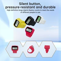 Compteur électronique LED Clicker de doigt numérique anneau portatif clic compteur de tour Clicker d'événement compteurs de doigt comptage de tour de Golf 4